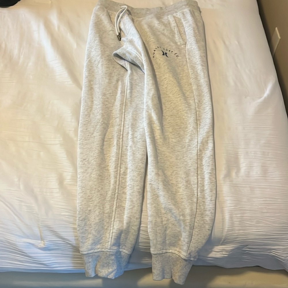 Light fitted sweatpants, they are also the comfiest pants i’ve ever worn.